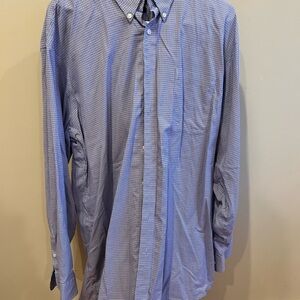 Kirkland Signature Light Blue Checkered Shirt
